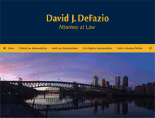 Tablet Screenshot of daviddefaziolaw.com